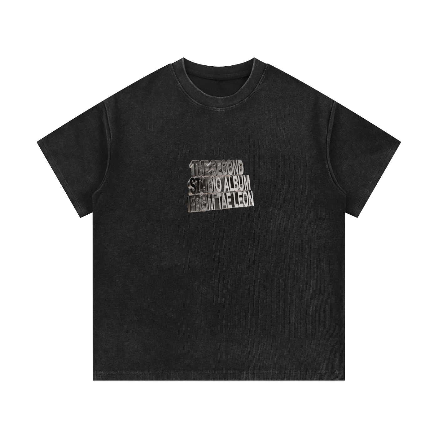 "Still Triune" Mineral Wash Waffle Knit T-Shirt